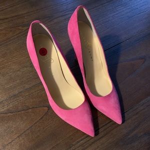 Pink suede shoes